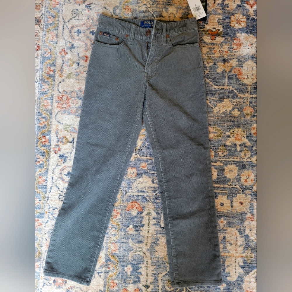 NWT Polo by Ralph Lauren Gray Corduroys